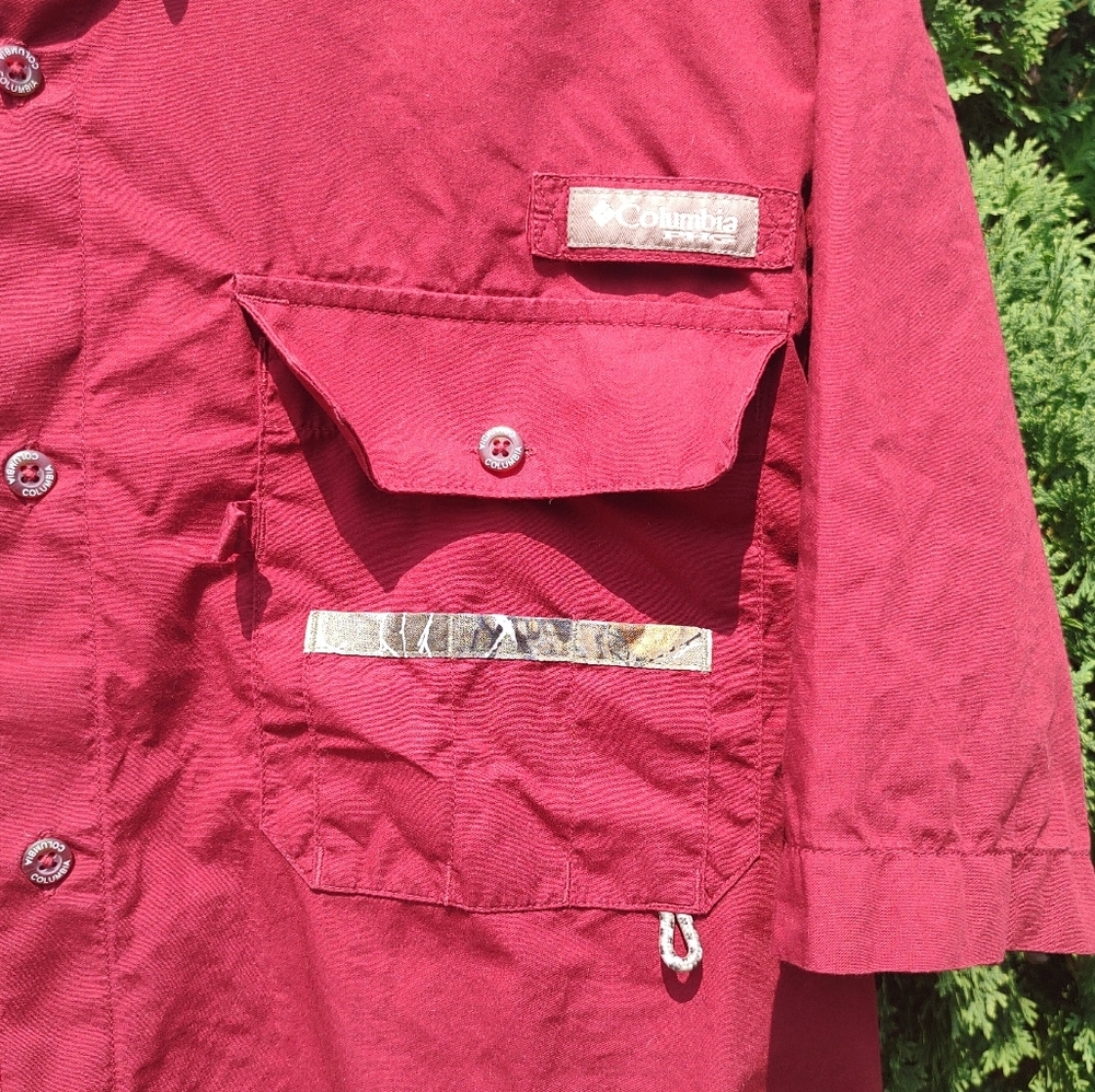 Columbia XXL/2TG Red with Camo Performance Hunting Gear. - Picture 6 of 10